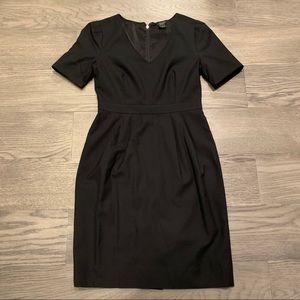 Listing for @kcs_philly - J Crew Memo Dress Super 120s Wool Black Sz 4